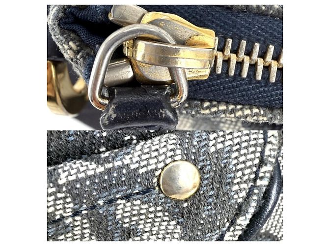 Borsa Saddle Trotter da donna Christian Dior Blu navy - vista 11