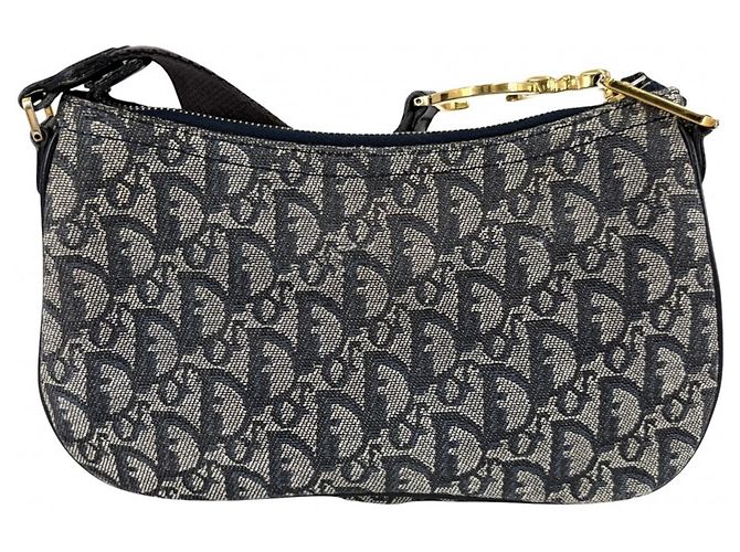 Borsa Saddle Trotter da donna Christian Dior Blu navy - vista 2
