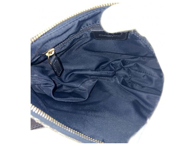 Borsa Saddle Trotter da donna Christian Dior Blu navy - vista 4