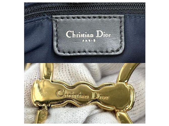 Borsa Saddle Trotter da donna Christian Dior Blu navy - vista 5