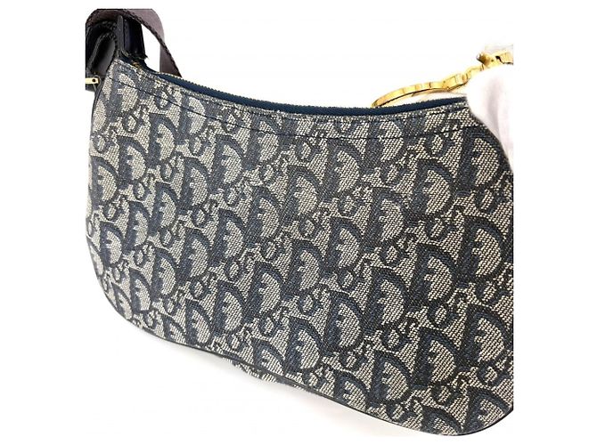 Borsa Saddle Trotter da donna Christian Dior Blu navy - vista 6