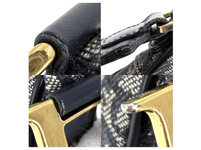 Borsa Saddle Trotter da donna Christian Dior Blu navy - vista 9