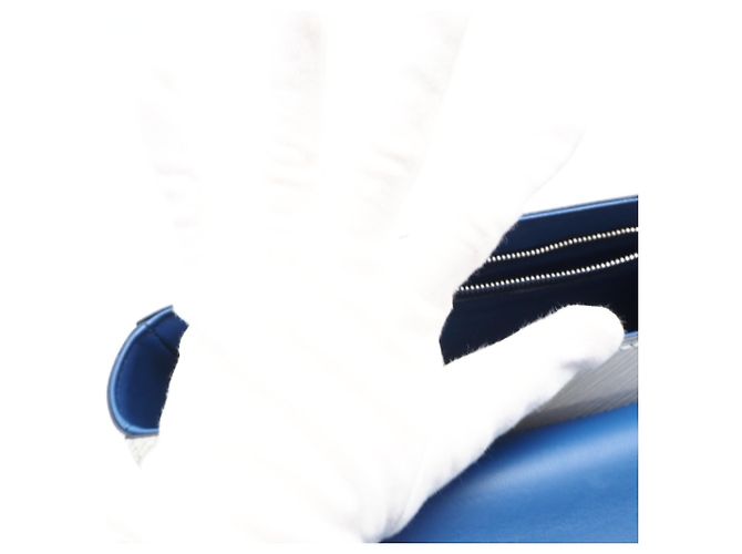 Borsa a tracolla Louis Vuitton Epi Twist MM Bianco Blu - vista 19