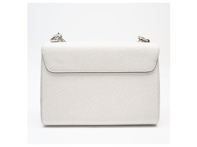 Borsa a tracolla Louis Vuitton Epi Twist MM Bianco Blu - vista 2