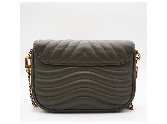 Borsa a Spalla Louis Vuitton New Wave Multi Pochette Cachi - vista 5