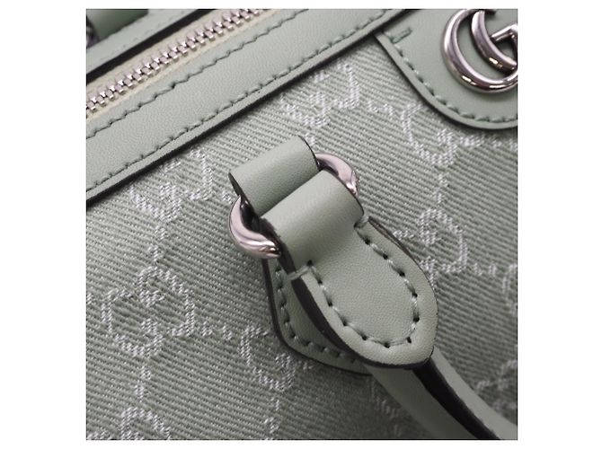 GUCCI Ophidia GG Canvas Small Boston Bag Grün - Ansicht 10