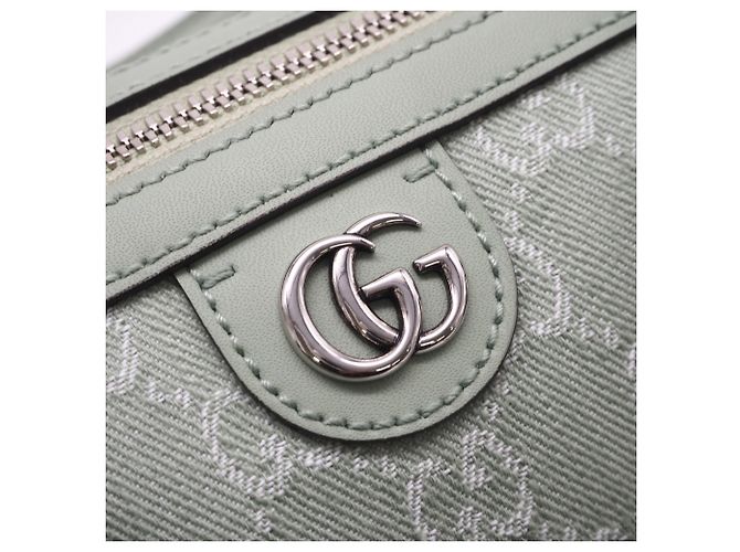 GUCCI Ophidia GG Canvas Small Boston Bag Grün - Ansicht 11