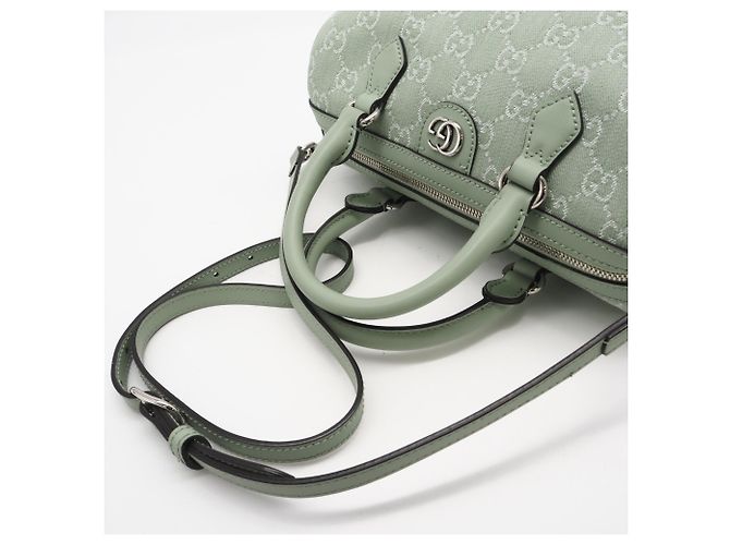 GUCCI Ophidia GG Canvas Small Boston Bag Grün - Ansicht 8