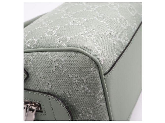 GUCCI Ophidia GG Canvas Small Boston Bag Grün - Ansicht 9
