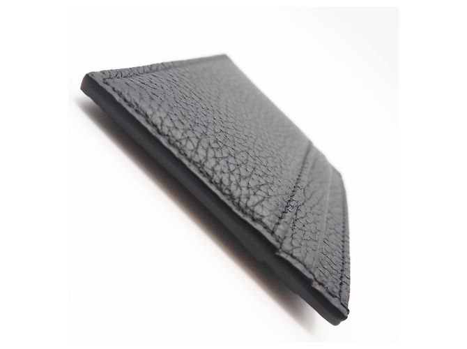 Portacartoline in pelle nera Gucci Nero - vista 5