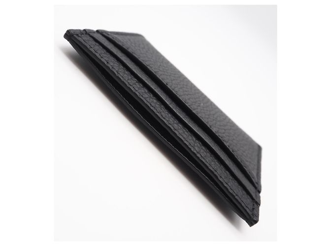 Portacartoline in pelle nera Gucci Nero - vista 6