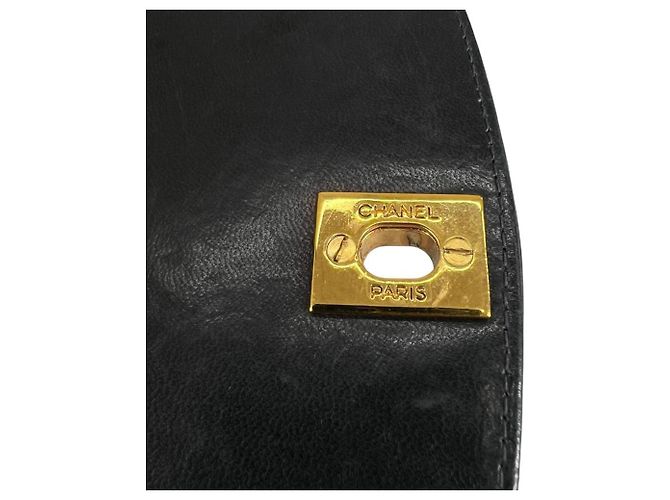 Borsa a tracolla Chanel Diana 22 Single Flap Nero - vista 13