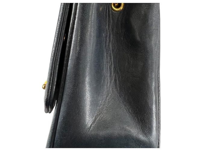 Borsa a tracolla Chanel Diana 22 Single Flap Nero - vista 20