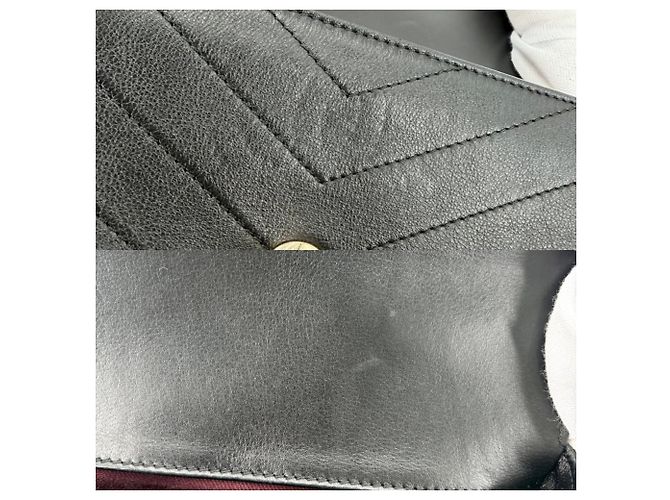 Borsa a tracolla in pelle nera Chanel Nero - vista 11