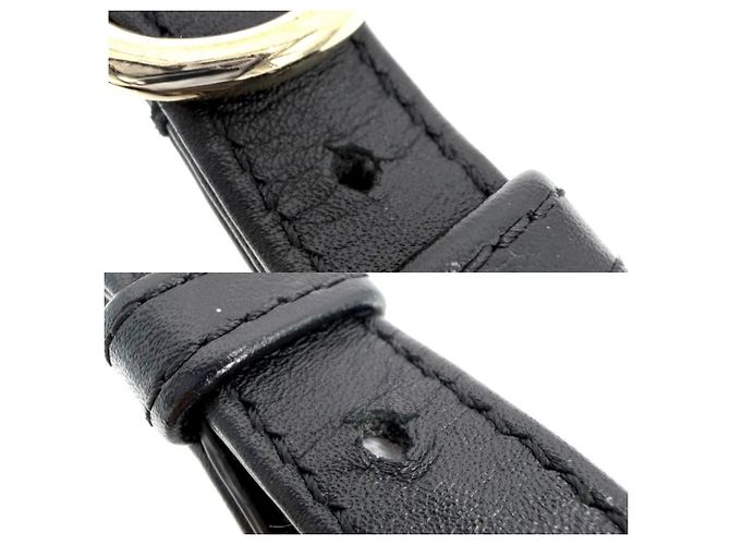 Borsa a tracolla in pelle nera Chanel Nero - vista 7