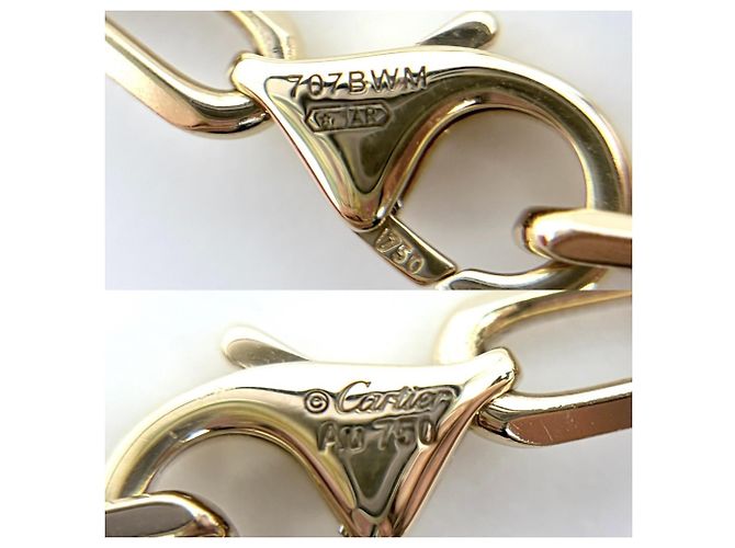 Bracciale Charm Cartier Santos de Small Model D'oro - vista 3