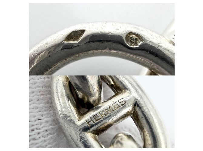 Hermès Bracciale Charm Hermes Chaine d'Ancre MM da Uomo - vista 3