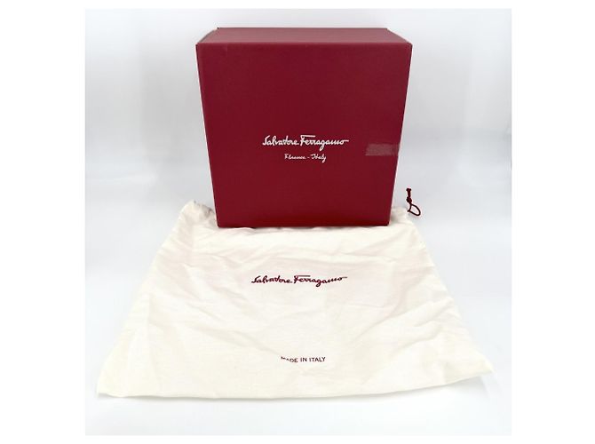 Borsa a tracolla in pelle marrone Salvatore Ferragamo - vista 9