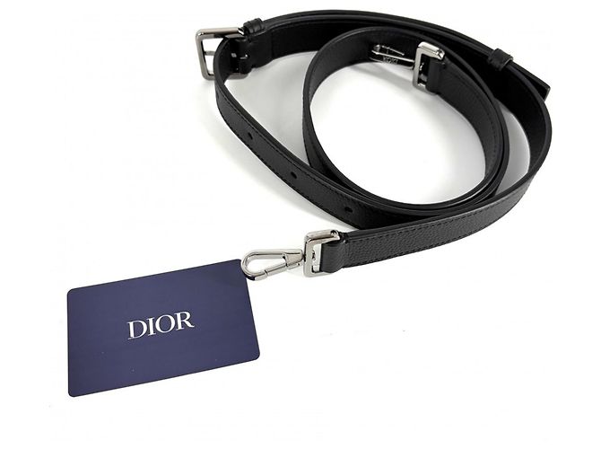 Borsa a tracolla Christian Dior Weekender 25 Oblique Nero - vista 8