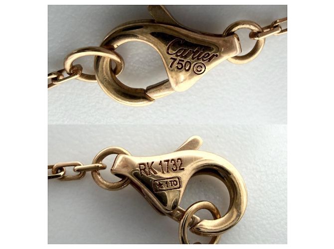 Bracciale con charm Cartier in oro rosa 18K - vista 5