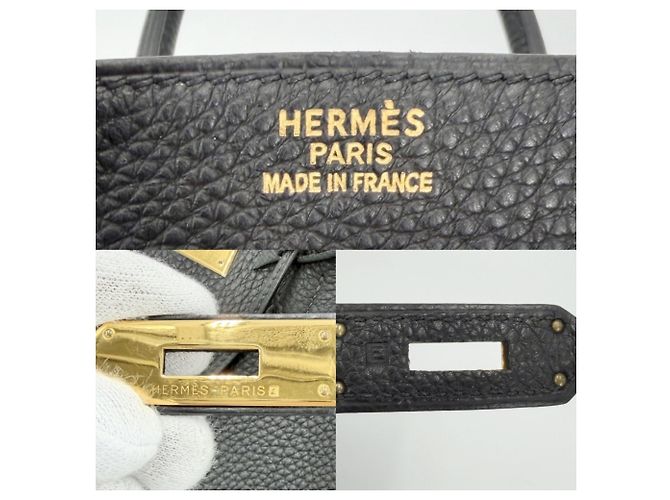 Hermès Hermes Birkin 35 Handtasche Schwarz - Ansicht 5