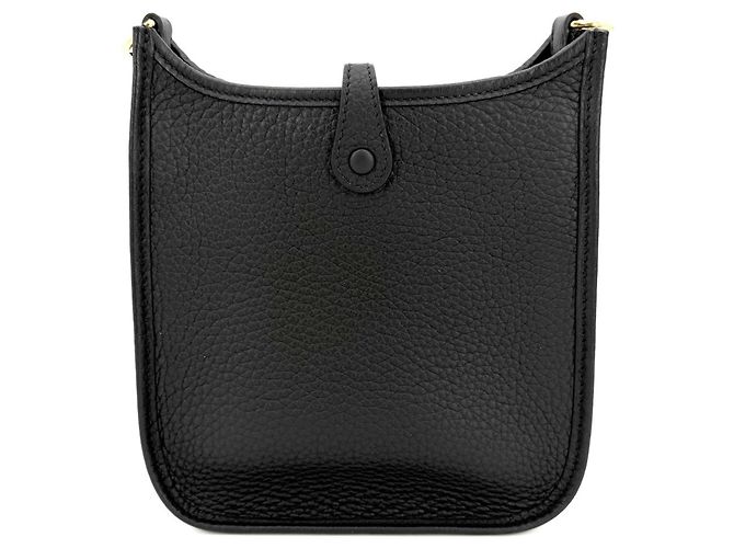 Hermès Borsa a tracolla Hermes Evelyne TPM in pelle nera Nero - vista 2