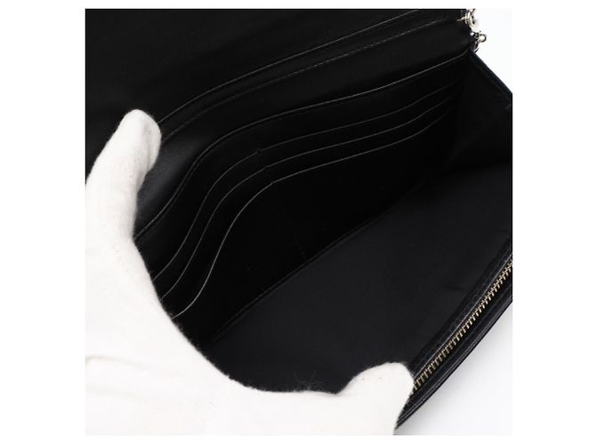 Portafoglio con catena Lady Cannage Christian Dior Nero - vista 10