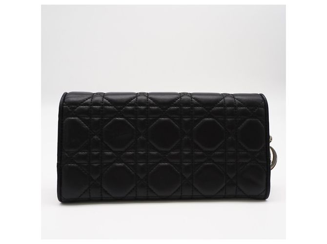 Portafoglio con catena Lady Cannage Christian Dior Nero - vista 2