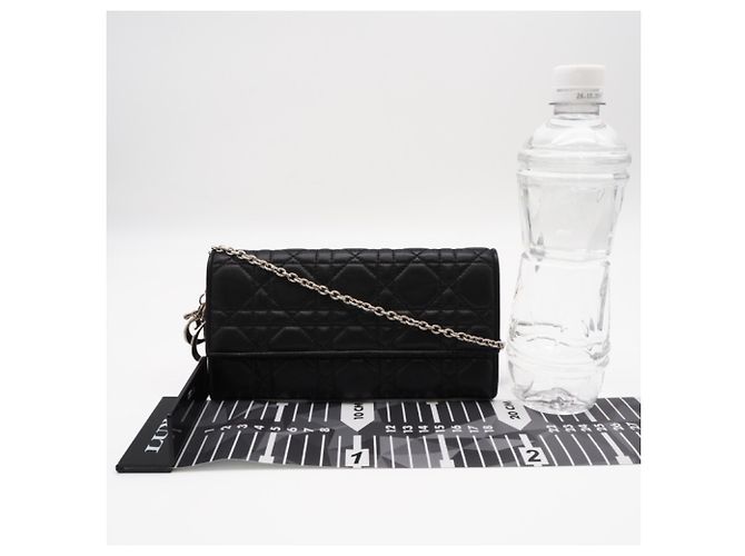 Portafoglio con catena Lady Cannage Christian Dior Nero - vista 3