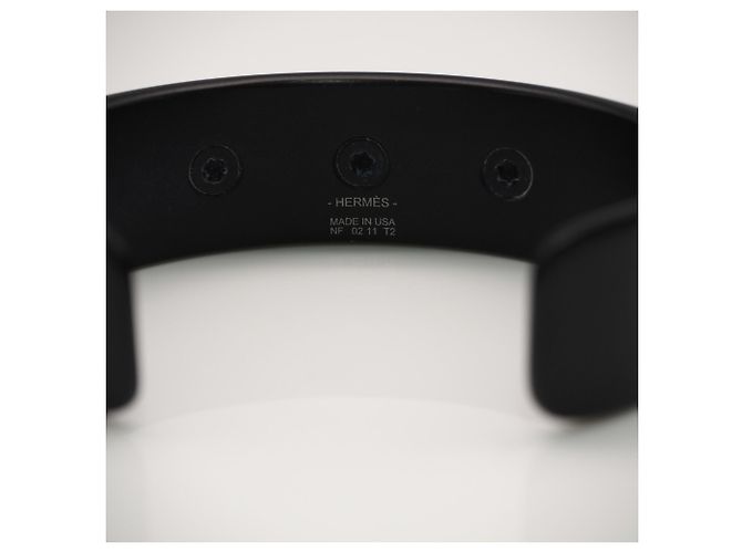 Hermès Bracciale in alluminio Medor Hermes Nero - vista 7
