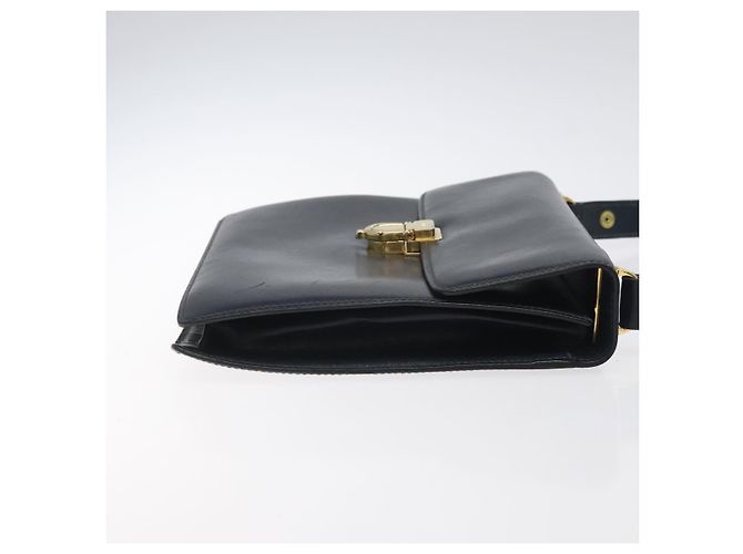 Céline Celine Vintage Leder Marineblau - Ansicht 3