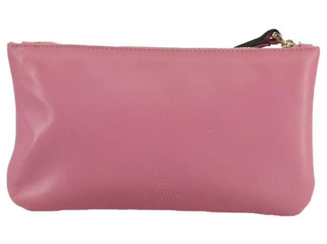 Pochette in pelle Valentino Garavani Rosa - vista 2