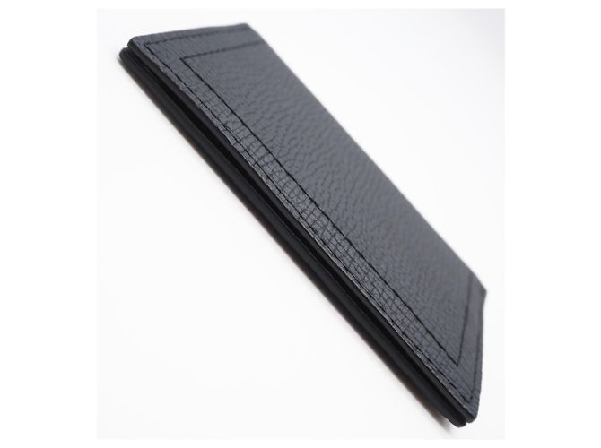 Louis Vuitton Black Calf Leather Business Card Case - view 6
