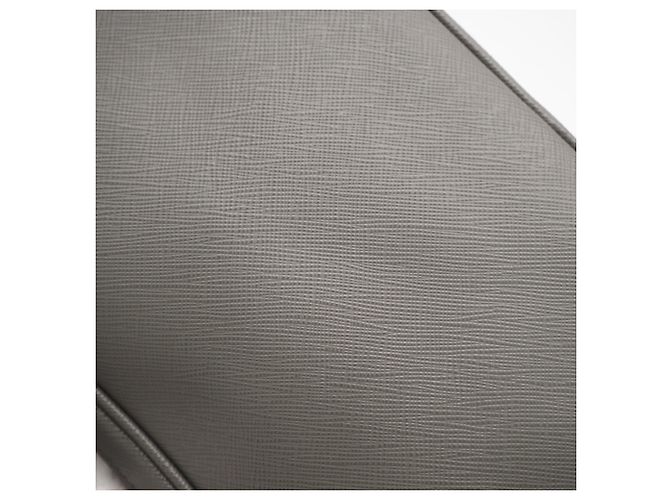 Borsa a tracolla in pelle Saffiano Prada Marrone - vista 5