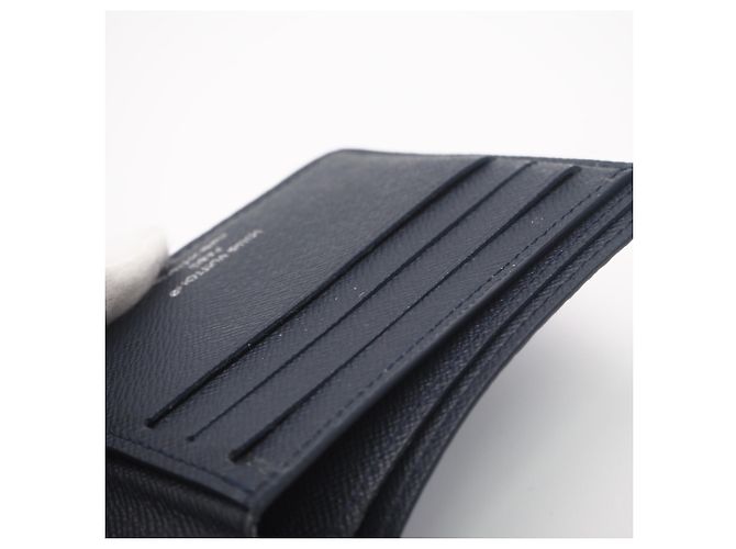 Louis Vuitton Monogram Heritage Canvas Bi-fold Wallet Blue - view 10