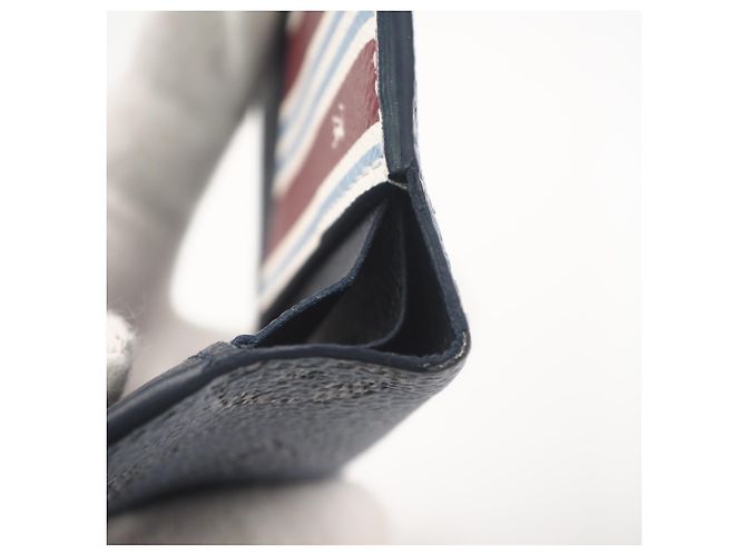 Louis Vuitton Monogram Heritage Canvas Bi-fold Wallet Blue - view 8