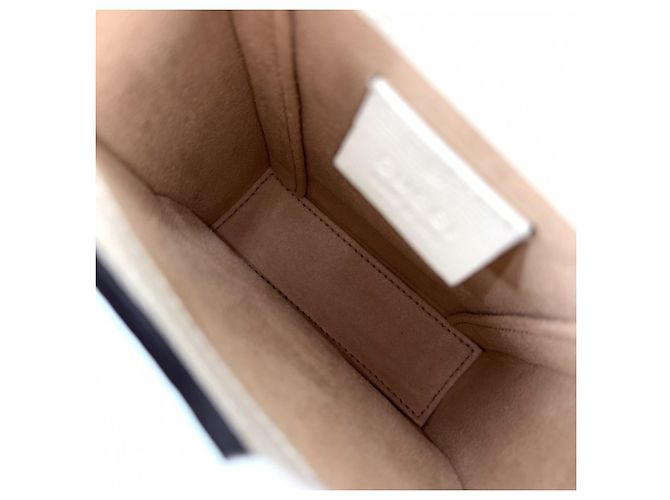 Mini pochette Horsebit 1955 da donna Gucci Bianco Beige - vista 4