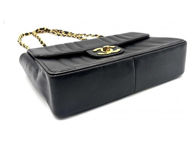 Borsa a Spalla Chanel Mademoiselle Nero - vista 3