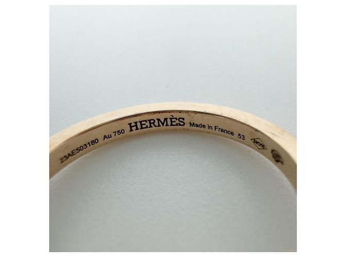 Hermès Hermes Ringband aus 18K Roségold - Ansicht 4