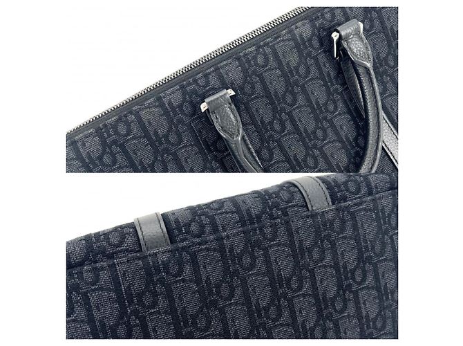 Borsa weekend Oblique Weekender 25 da donna Christian Dior Blu navy - vista 7