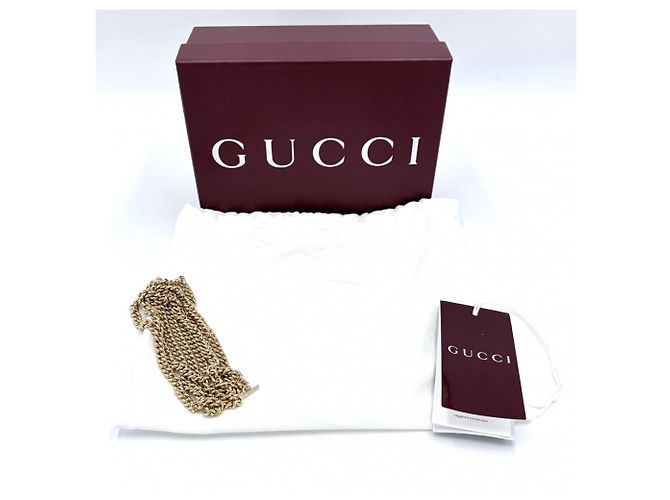 Borsa a tracolla Super Mini con catena Gucci Nero - vista 7