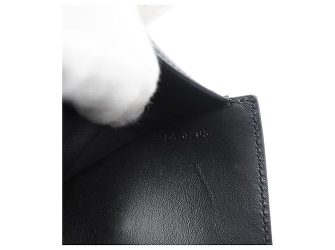 Céline Celine Calfskin Small Flap Wallet Black - view 16