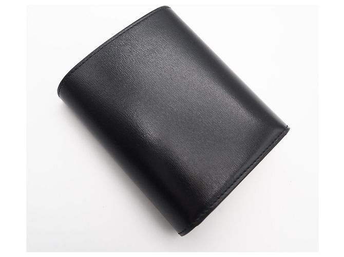 Céline Celine Calfskin Small Flap Wallet Black - view 2