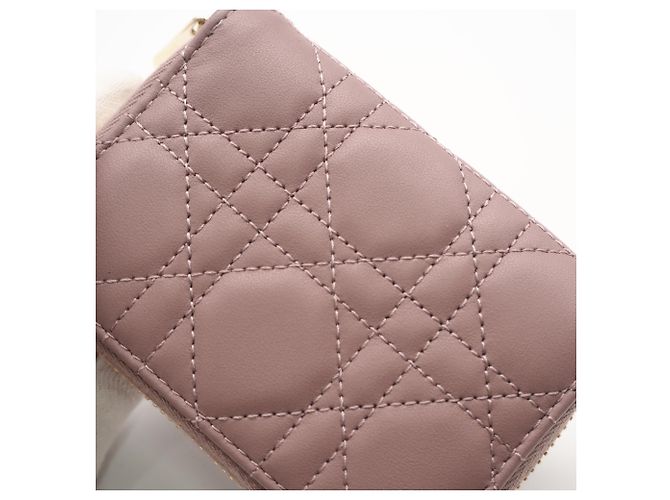 Monedero Christian Dior Lady Cannage Púrpura - vista 3
