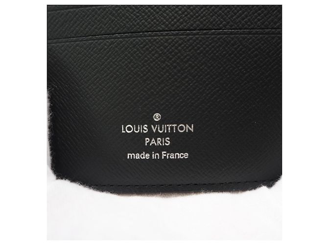 Louis Vuitton Monogram Eclipse Portefeuille Slender Bi-fold Wallet Brown Black - view 13