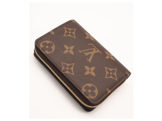 Carteira dobrável Monogram Reverse Louis Vuitton Marrom Bege - vista 2