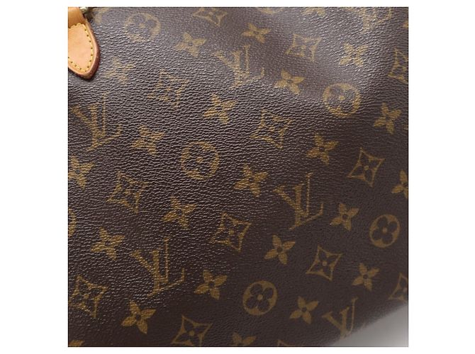 Borsa Louis Vuitton Monogram Batignolles Horizontal Marrone - vista 3