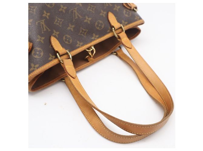 Borsa Louis Vuitton Monogram Batignolles Horizontal Marrone - vista 7