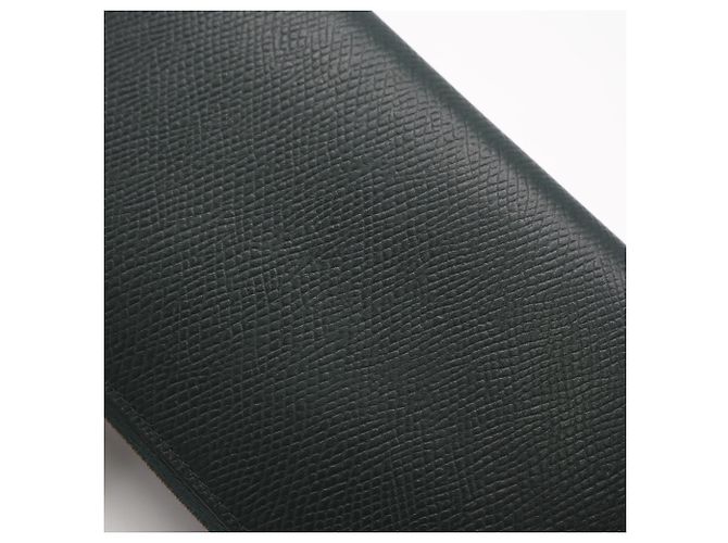 Céline Celine Zip-Wallet aus Kalbsleder, groß, Grün - Ansicht 4