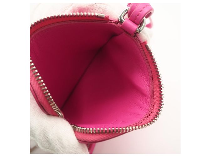 Monedero de piel de becerro Soft Grain Loewe Rosa - vista 10